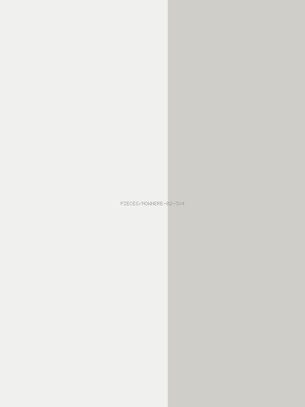 Nowhere sofa, three-quarter view
